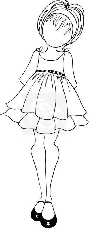 Трафареты для девочек