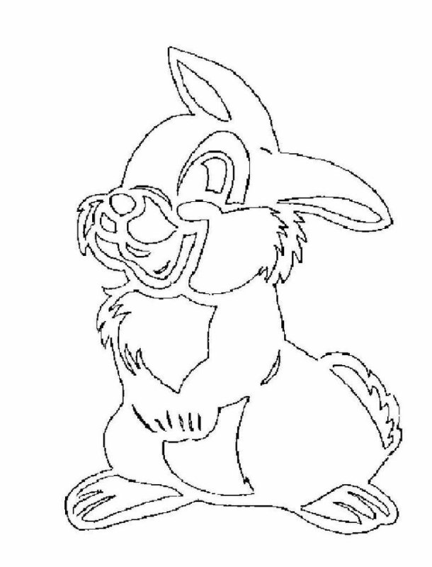 Новогодние вырезалки заяц