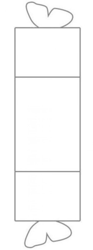 Раскладная открытка шаблон