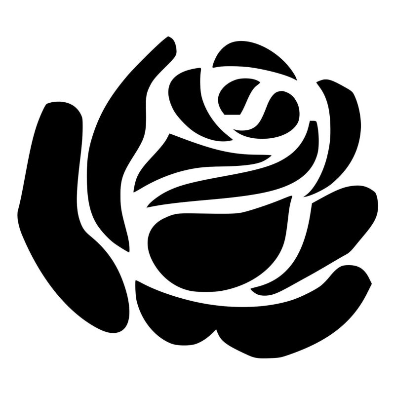 Трафареты для декора розы