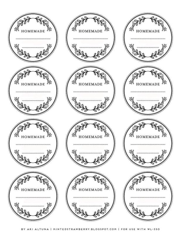 Этикетки для специй и пряностей на баночки для специй своими руками