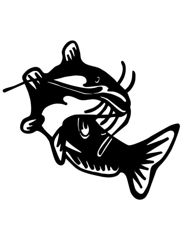 Наклейка Catfish