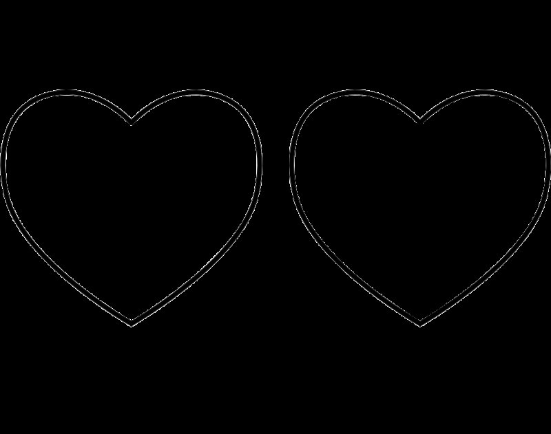 Сердечко шаблон