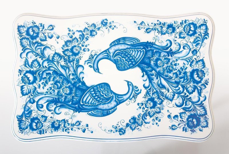 Орнаментальная стилистика Гжель