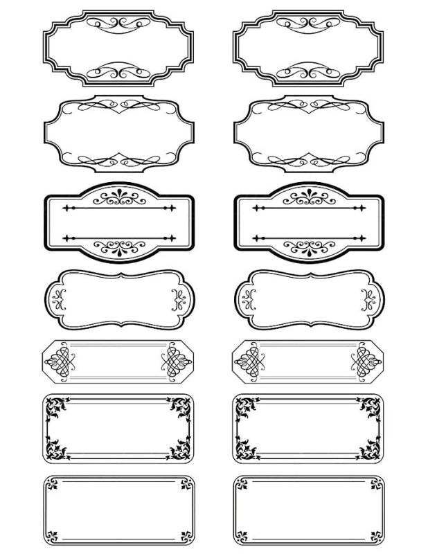 Бирки для баночек