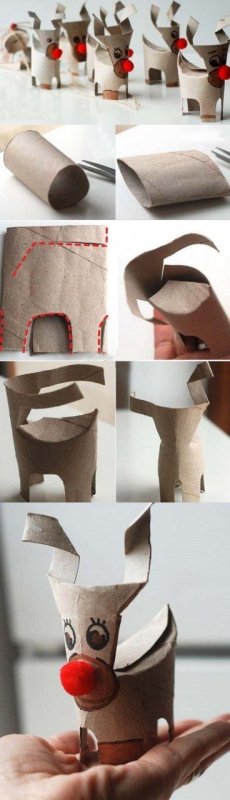 Поделки из втулок от туалетной бумаги