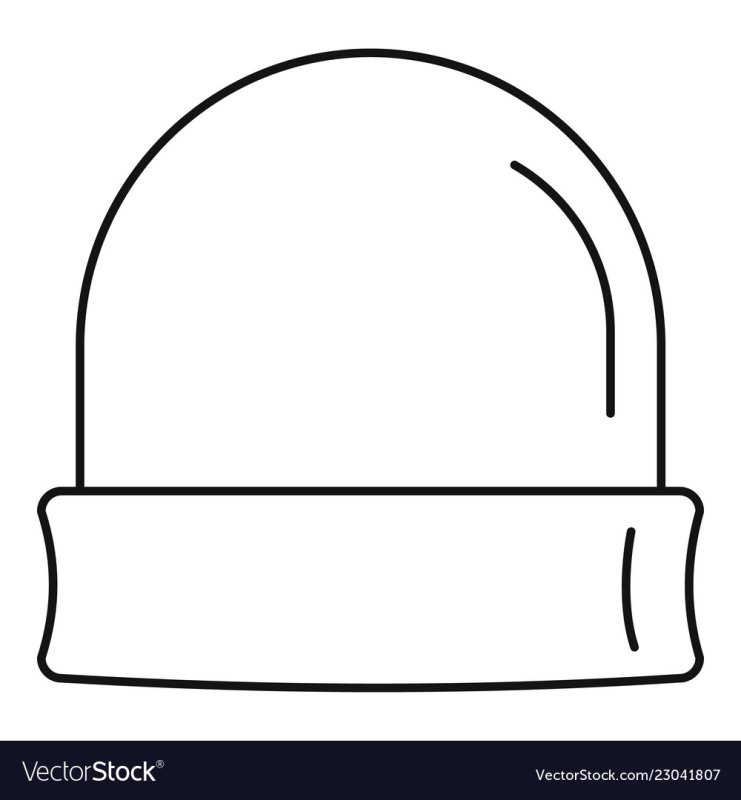 Шапка раскраска для детей