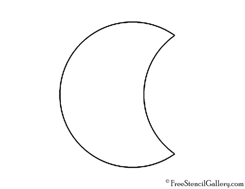 Аппликация полумесяц