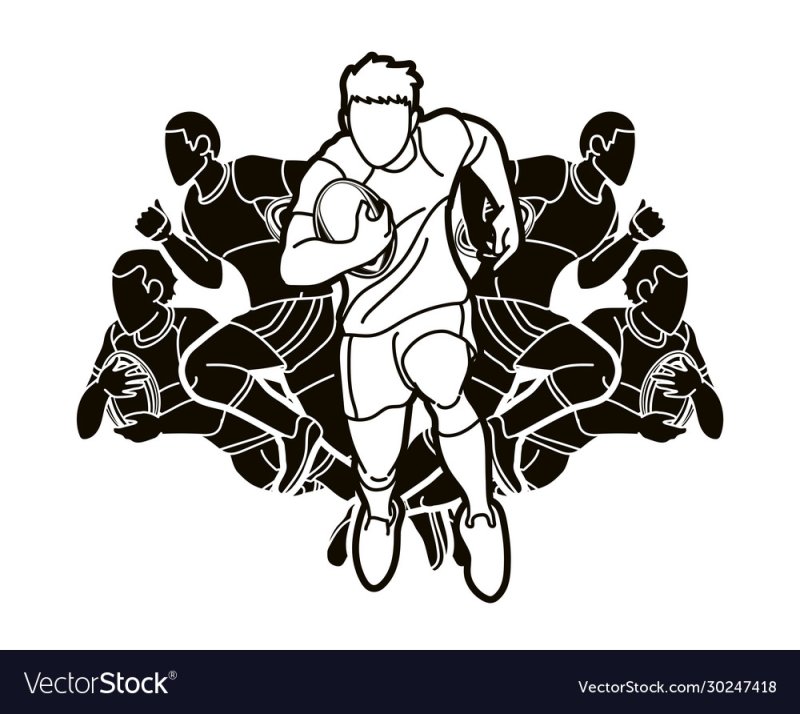 Регби иллюстрация