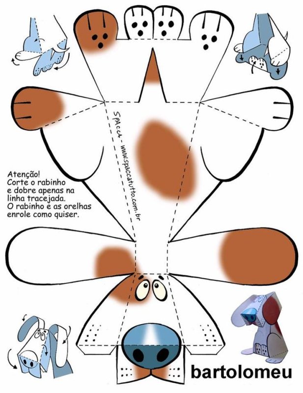Вырежи и склей для детей