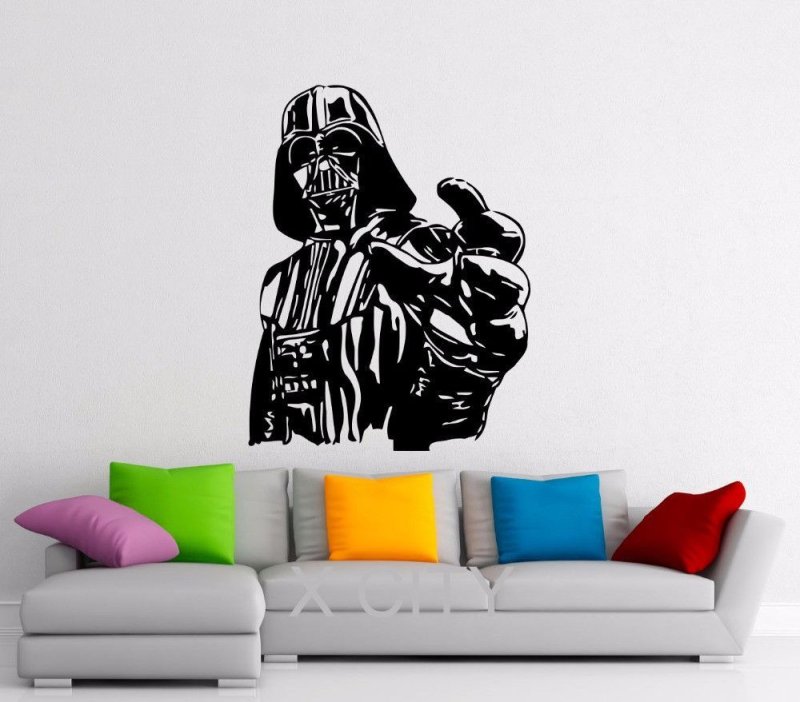 Наклейка Звездные войны на стену