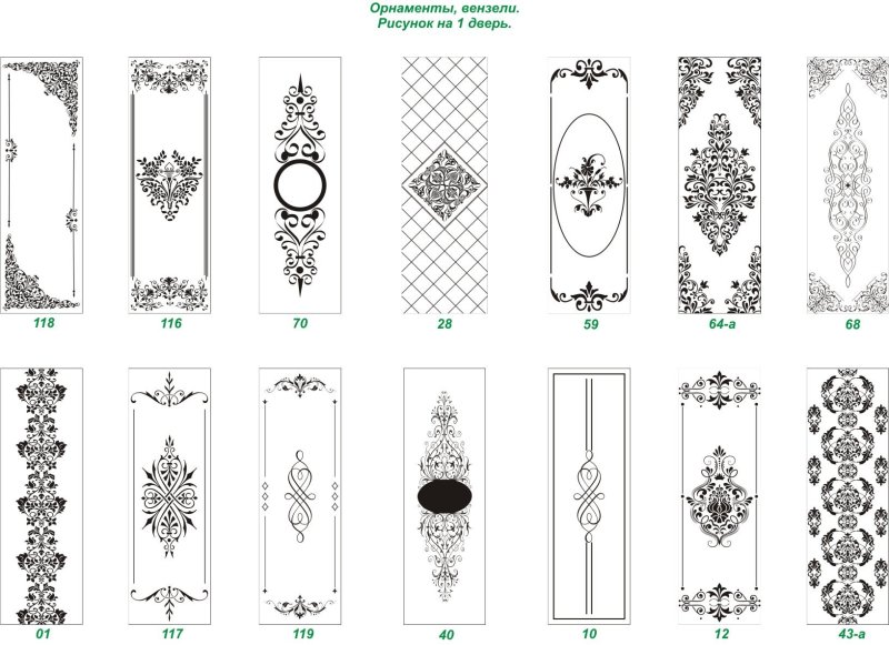 Эскизы пескоструйных рисунков