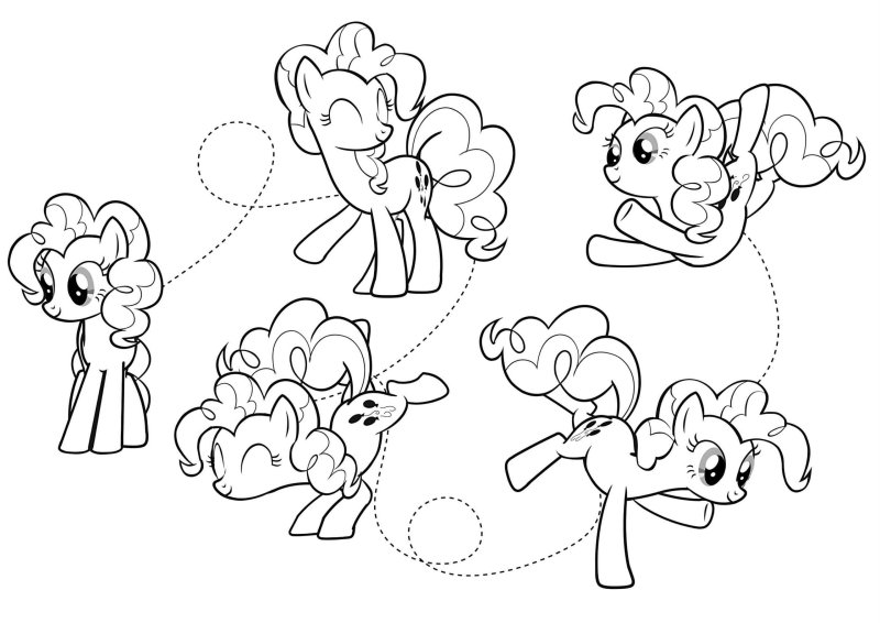 Раскраски Дружба это чудо Пинки Пай