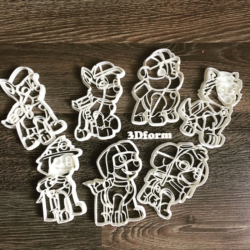 Форма для пряника Щенячий патруль