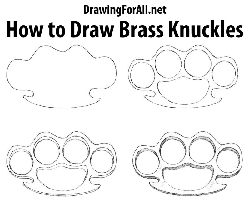 Трафарет кастета