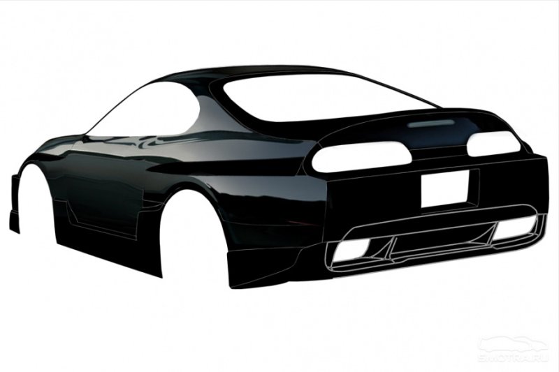 Тойота Супра а80 раскраска