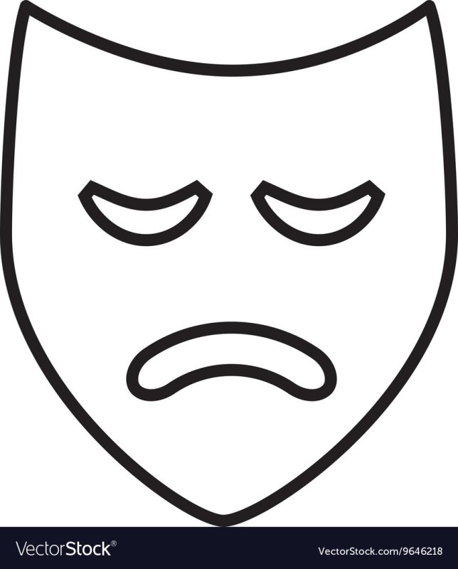 Театральные маски печать