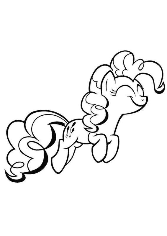 Раскраски для девочек Пинки Пай