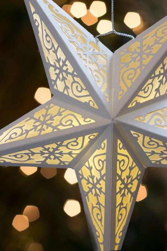 Вифлеемская звезда объемная