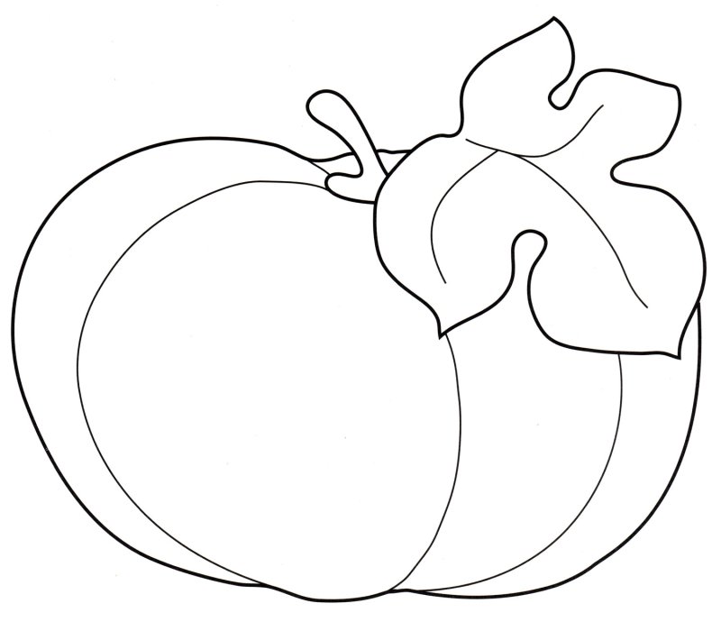 Тыква трафарет