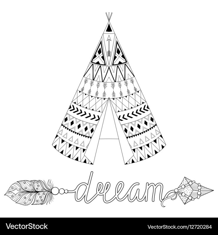 Орнамент вигвама
