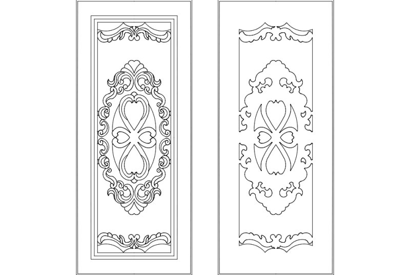 Файлы для ЧПУ фрезера по дереву DXF