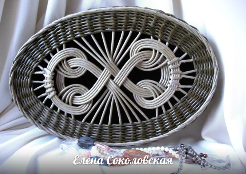Плетеные изделия из бумажной лозы