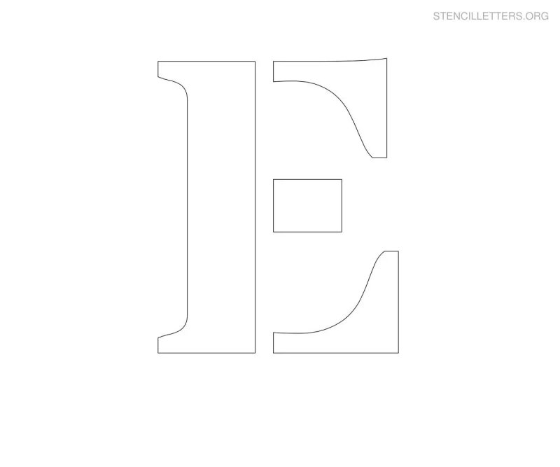 Трафареты букв для покраски