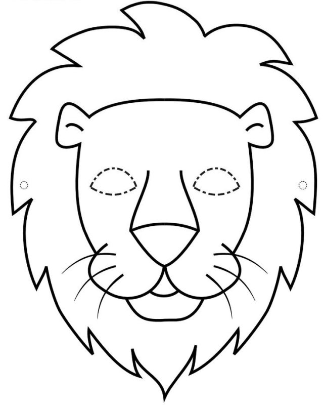 Lion Craft for Kids Printable