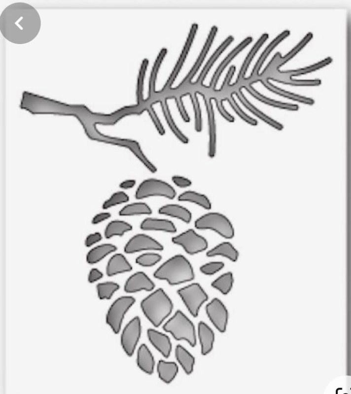 Шишки для вырезания на окна