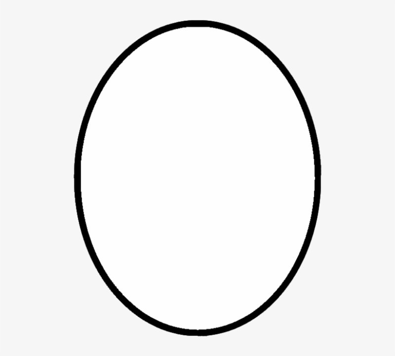 Овал шаблон