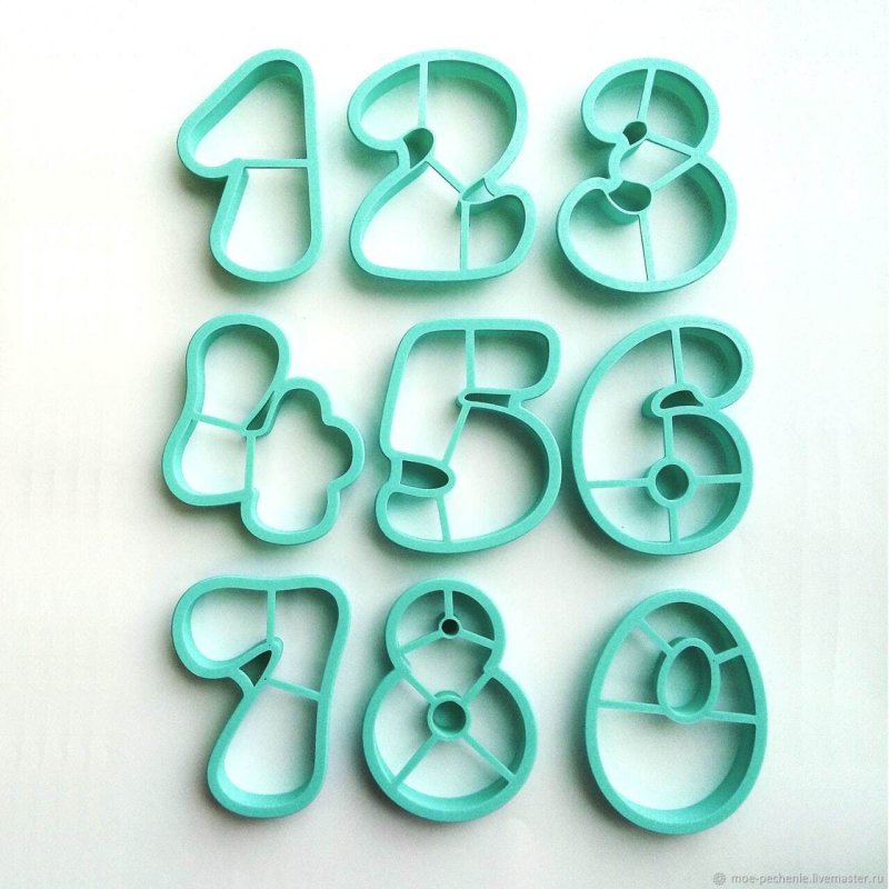 Вырубка для пряника цифра