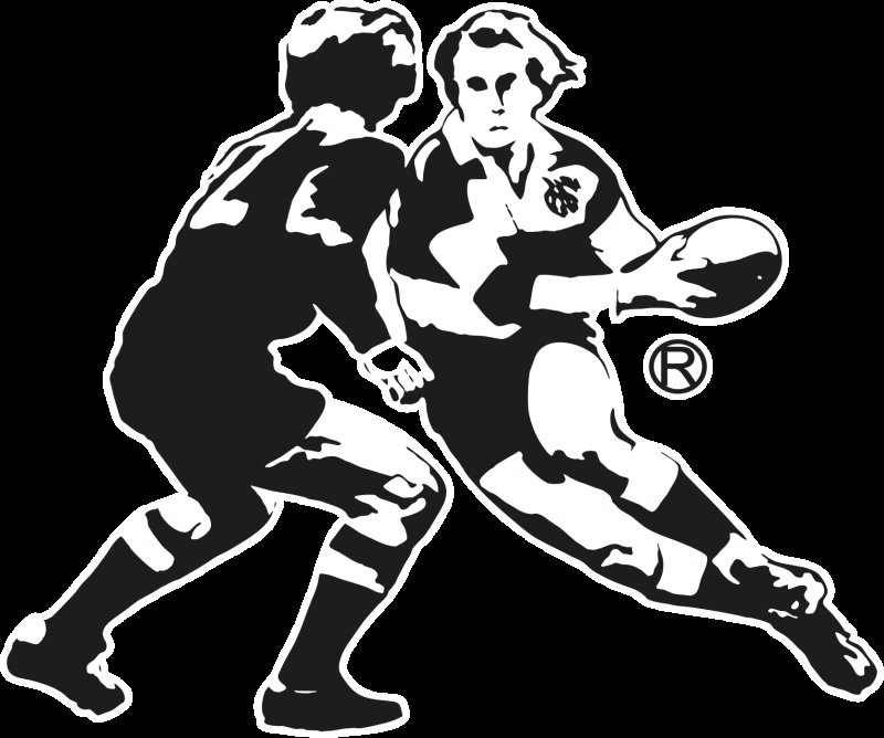 Регби силуэт