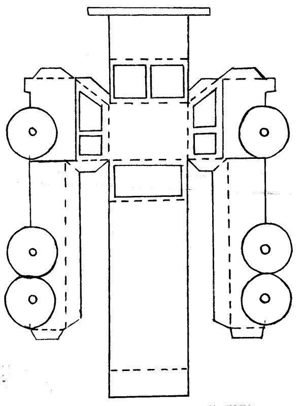 Развертка автомобиля на бумаге