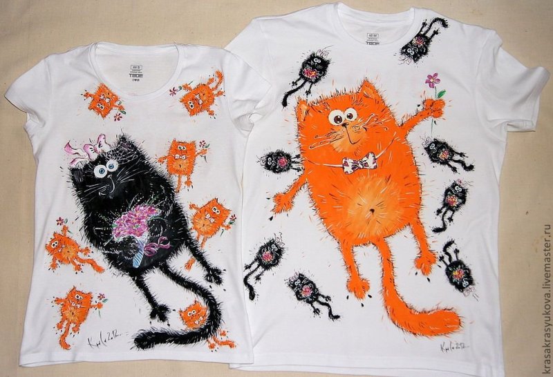 Роспись футболок