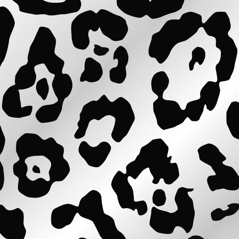 Леопардовый трафарет