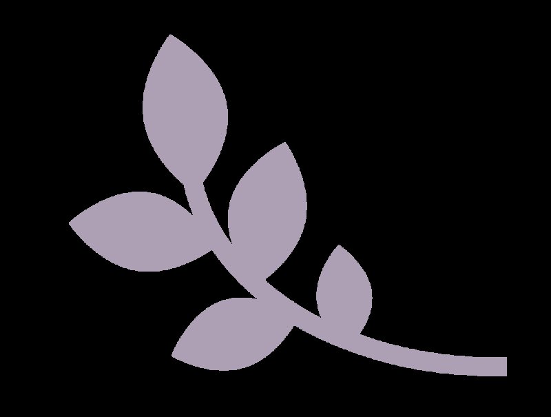 Веточка шаблон