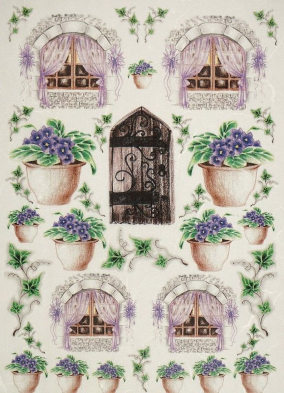 Салфетки для декупажа чайного домика