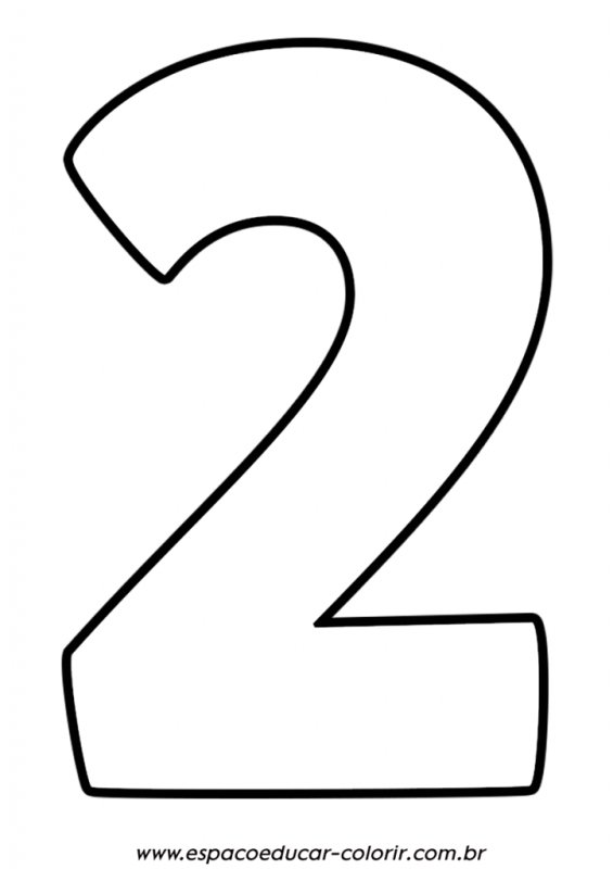 Большие печатные цифры