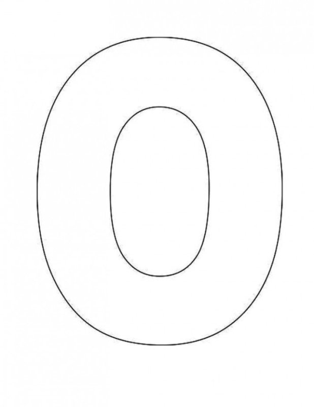 Трафарет букв для вырезания