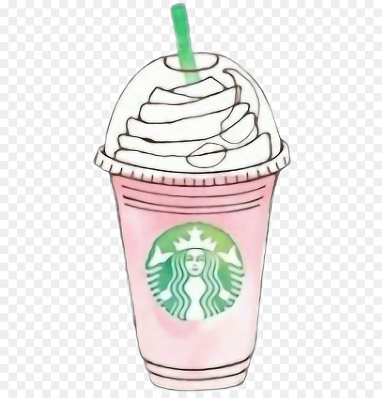 Фраппучино Старбакс рисунок