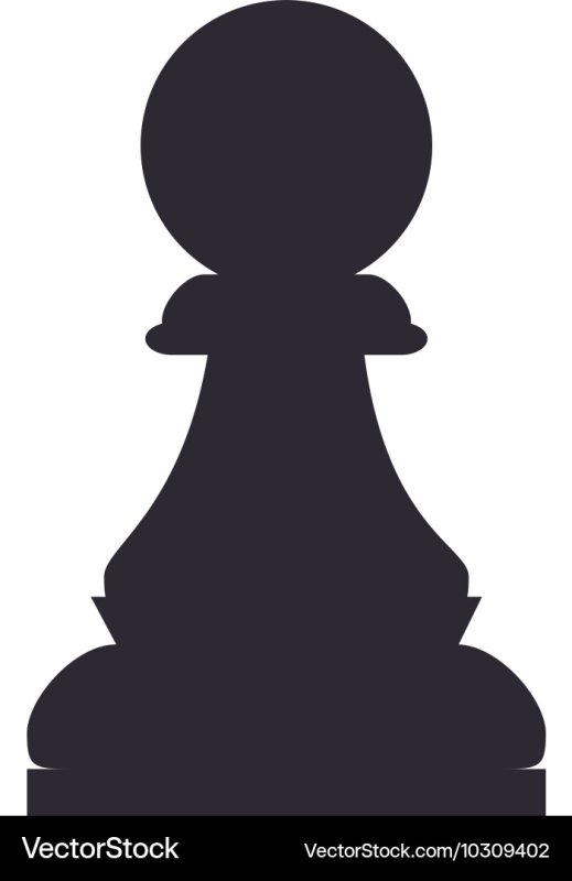 Пешка силуэт