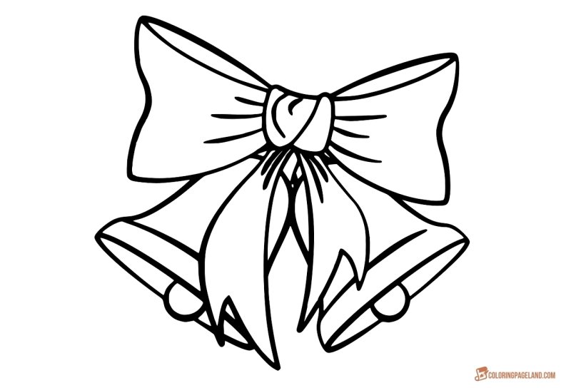 Колокольчик раскраска