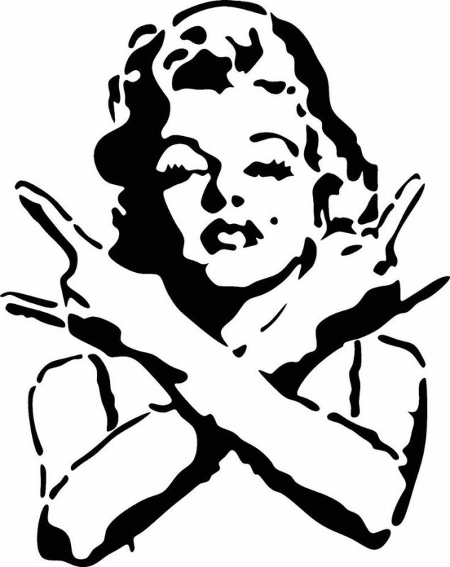 Трафарет искусство