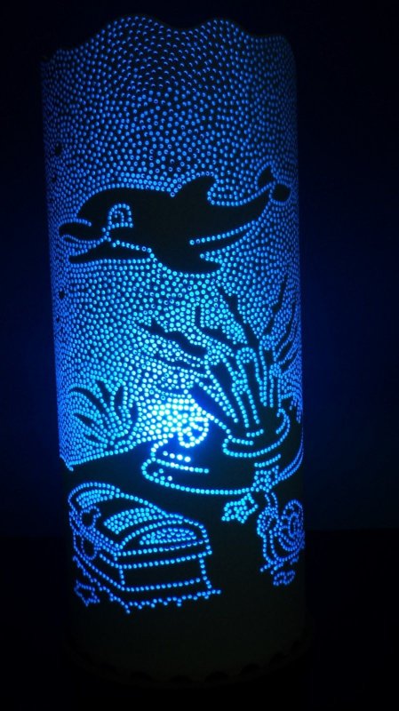 Трафареты для светильника из ПВХ