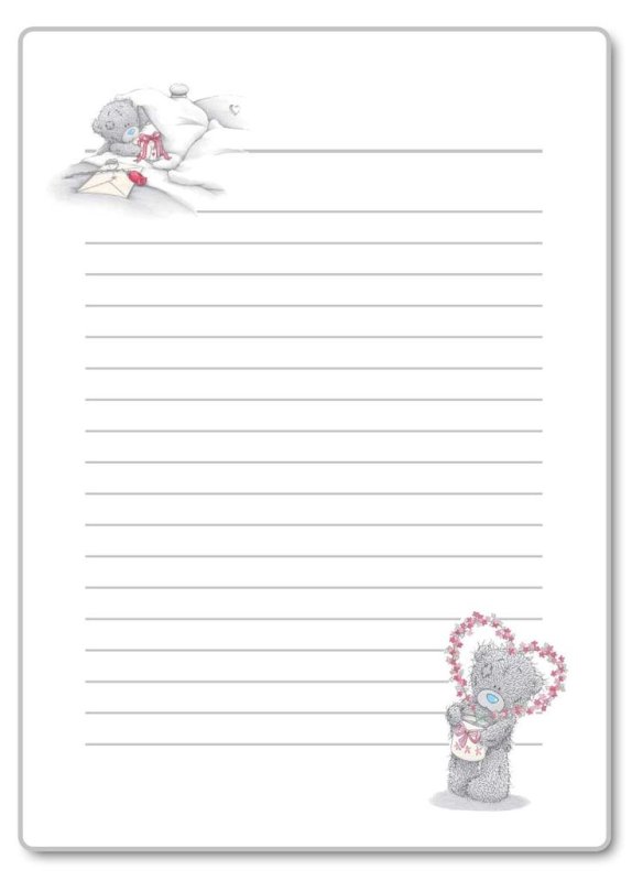 Красивая бумага для письма