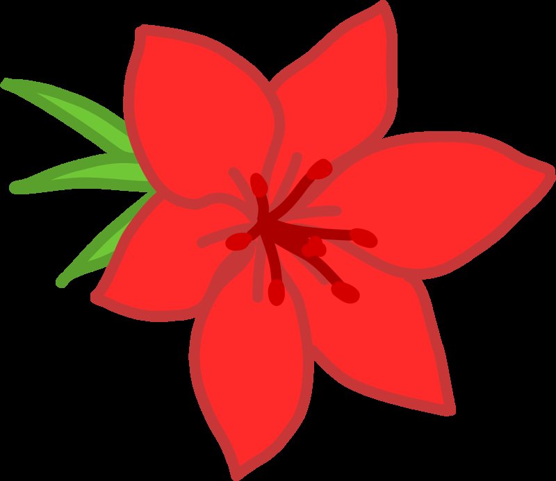 Яркие цветы для вырезания