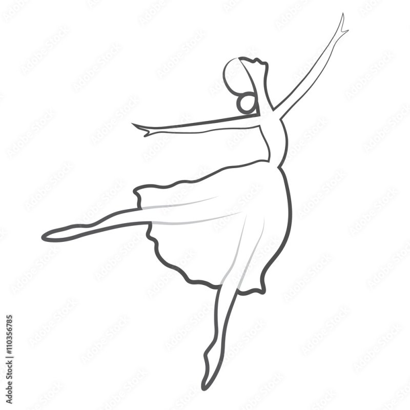 Балерины трафареты для вырезания