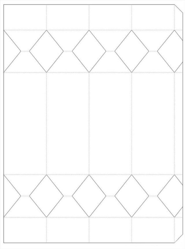 Развертка конфеты