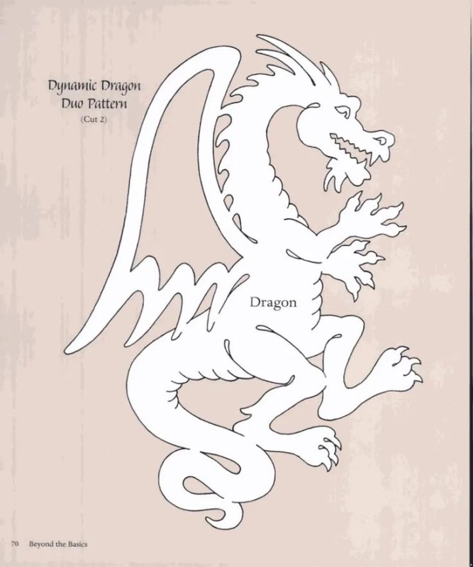 Чертежи для выпиливания лобзиком из фанеры дракон